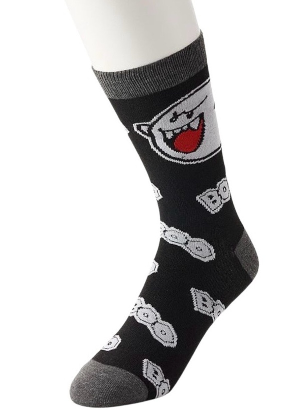 Bioworld “Super Mario Boo” Crew Socks (NWT) (Shoe Size: 8-12)